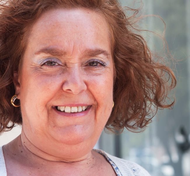 Retrato de Dulce Rocha, a sorrir